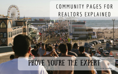 Community Pages for Realtors Explained